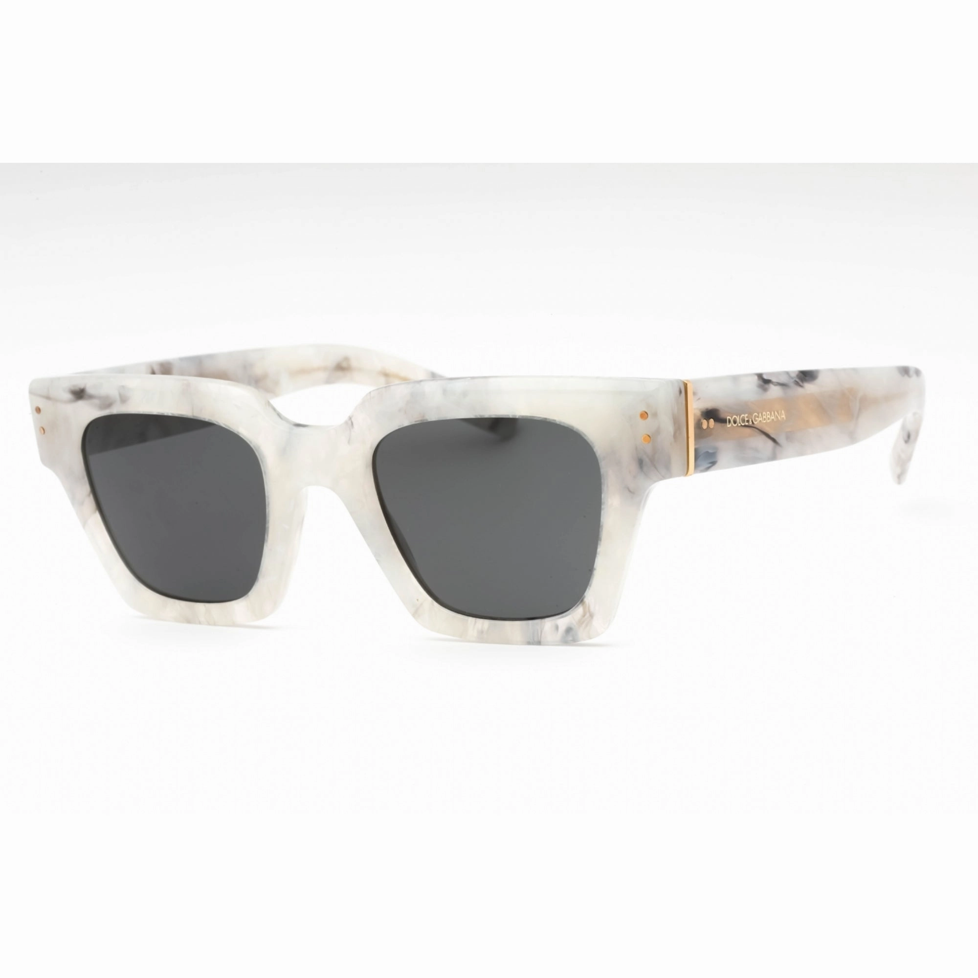 Dolce & Gabbana Men's Sunglasses - Grey Marble Plastic Square Frame | 0DG4413 342887