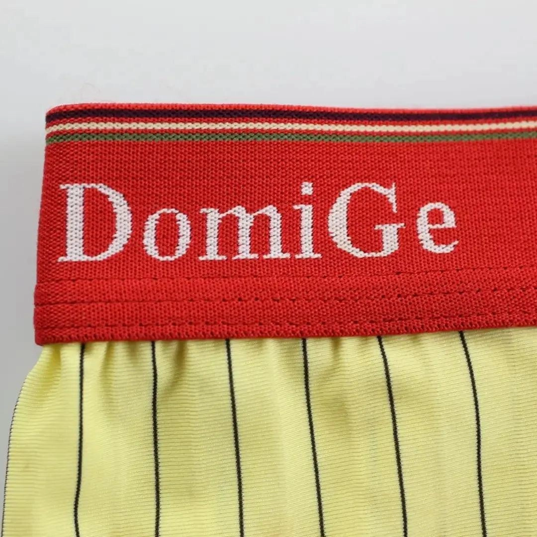 DomiGe Men's Boxer Briefs - Ice Silk & Cotton Blend Comfort Fit Underwear