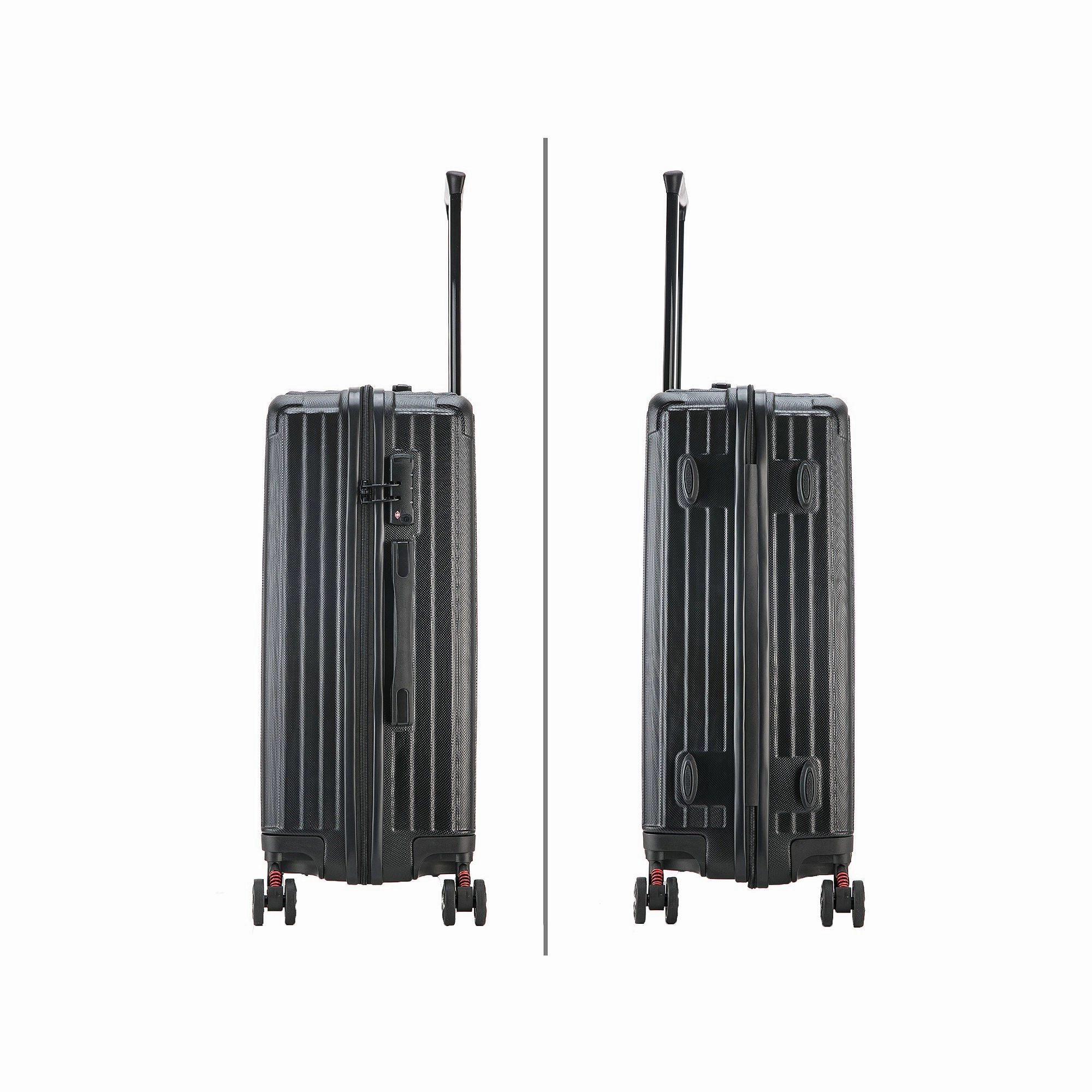 Dukap Stratos 24" Hardside Lightweight Luggage - BLACK ONE SIZE