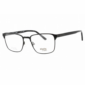 Elasta Men's Eyeglasses - Matte Black Acetate/Metal Square Frame | E 3124 0003 00