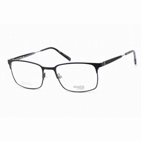 Elasta Men's Eyeglasses - Matte Blue Grey Full Rim Rectangular Frame | 7222 04NZ 00