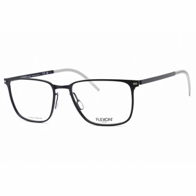 Flexon Men's Eyeglasses - Full Rim Navy Metal Rectangular Frame | FLEXON B2025 412