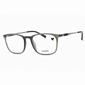 Flexon Men's Eyeglasses - Grey Crystal Full Rim Rectangular Frame | FLEXON EP8017 057