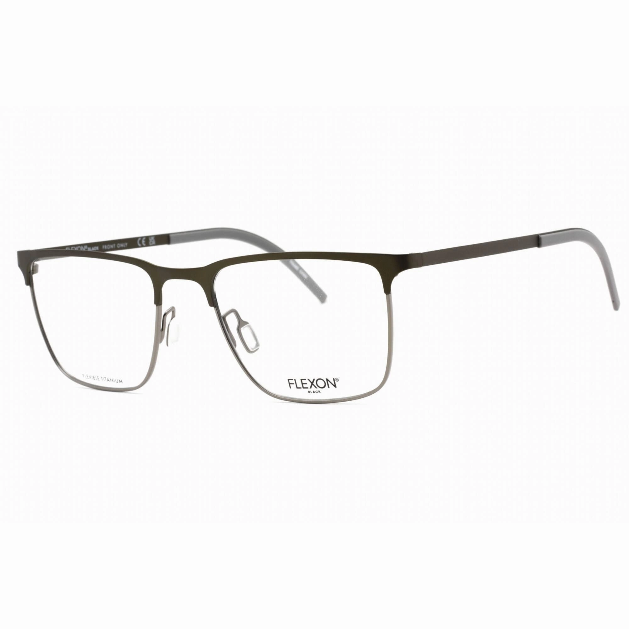 Flexon Men's Eyeglasses - Matte Moss Full Rim Rectangular Frame | FLEXON B2033 310