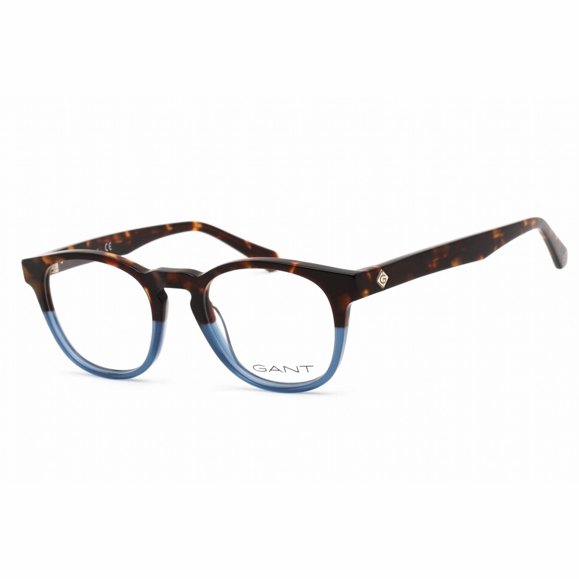 Gant Men's Eyeglasses - Clear Lens Dark Havana Plastic Round Shape Frame | GA3235 052