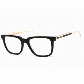 Gucci Men's Eyeglasses - Black Plastic Full Rim Frame Clear Demo Lens | GG0560ON 005