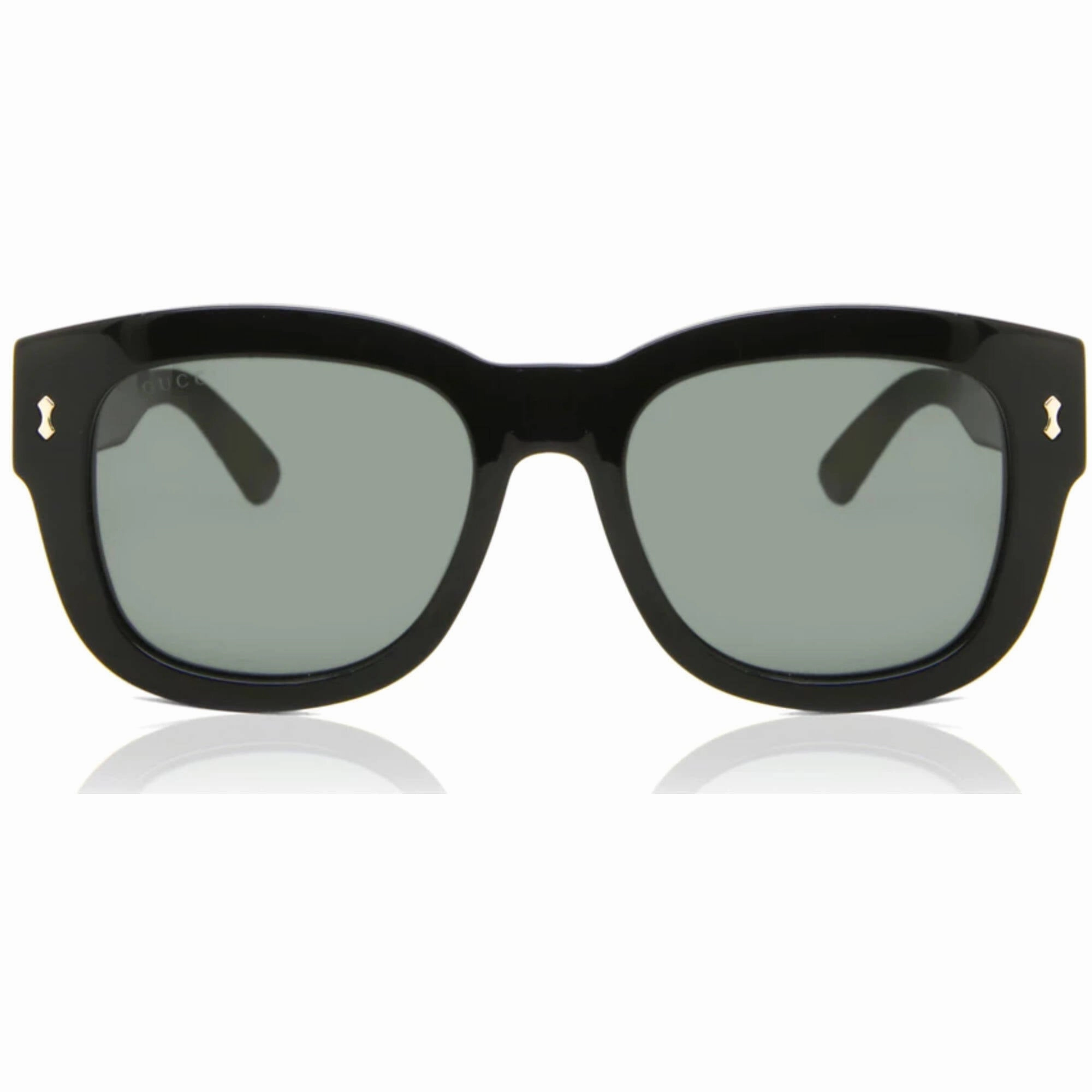 Gucci Men's Sunglasses - Black Acetate Full Rim Square Frame Grey Lens | GG1110S 001