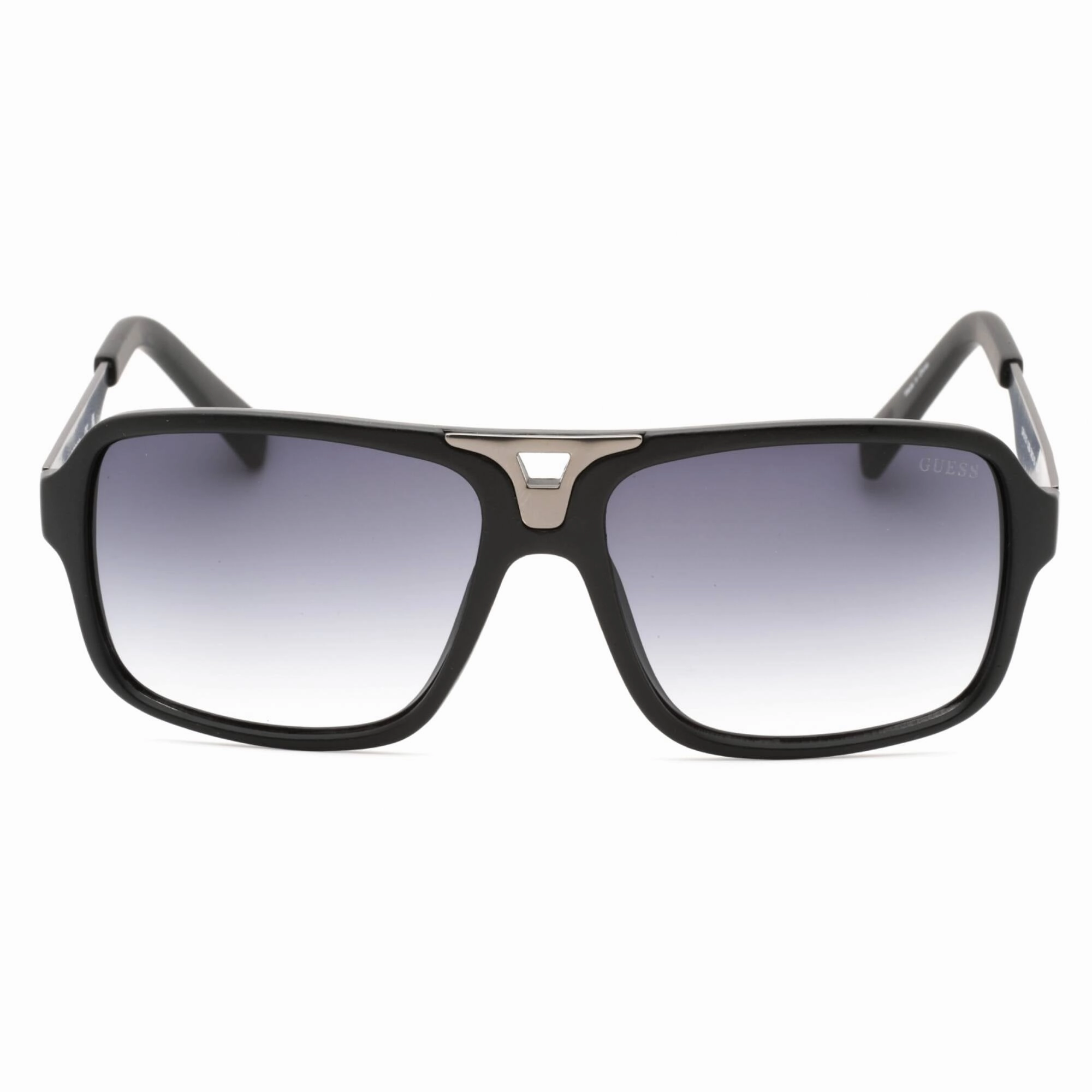 Guess Factory Men's Sunglasses - Matte Black Frame Gradient Smoke Lens | GF0157 02B