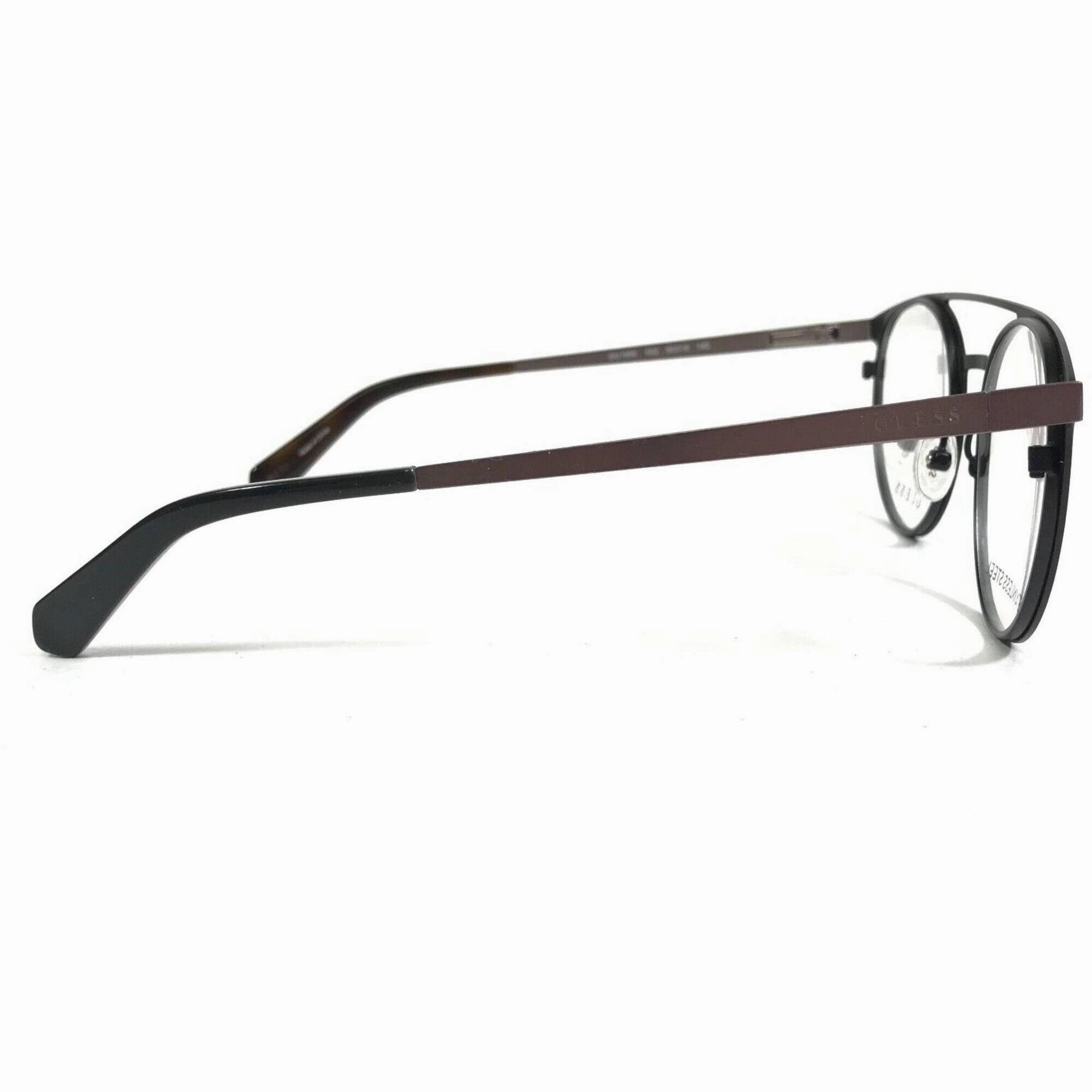 Guess Men's Eyeglasses - Black Metal Adjustable Nose Pads Full Rim Frame | GU1956 2