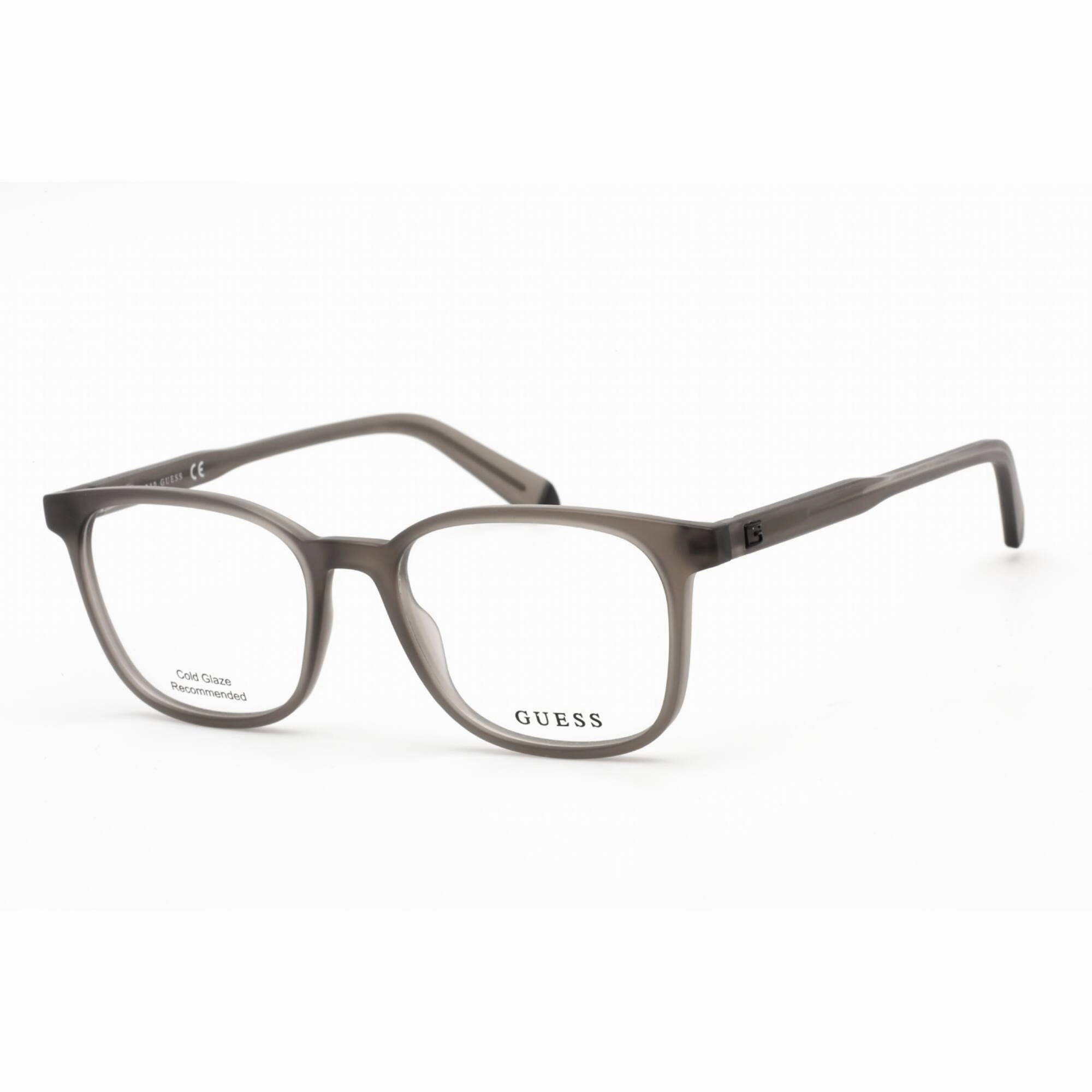 Guess Men's Eyeglasses - Clear Lens Grey/Other Plastic Square Shape Frame | GU1974 020