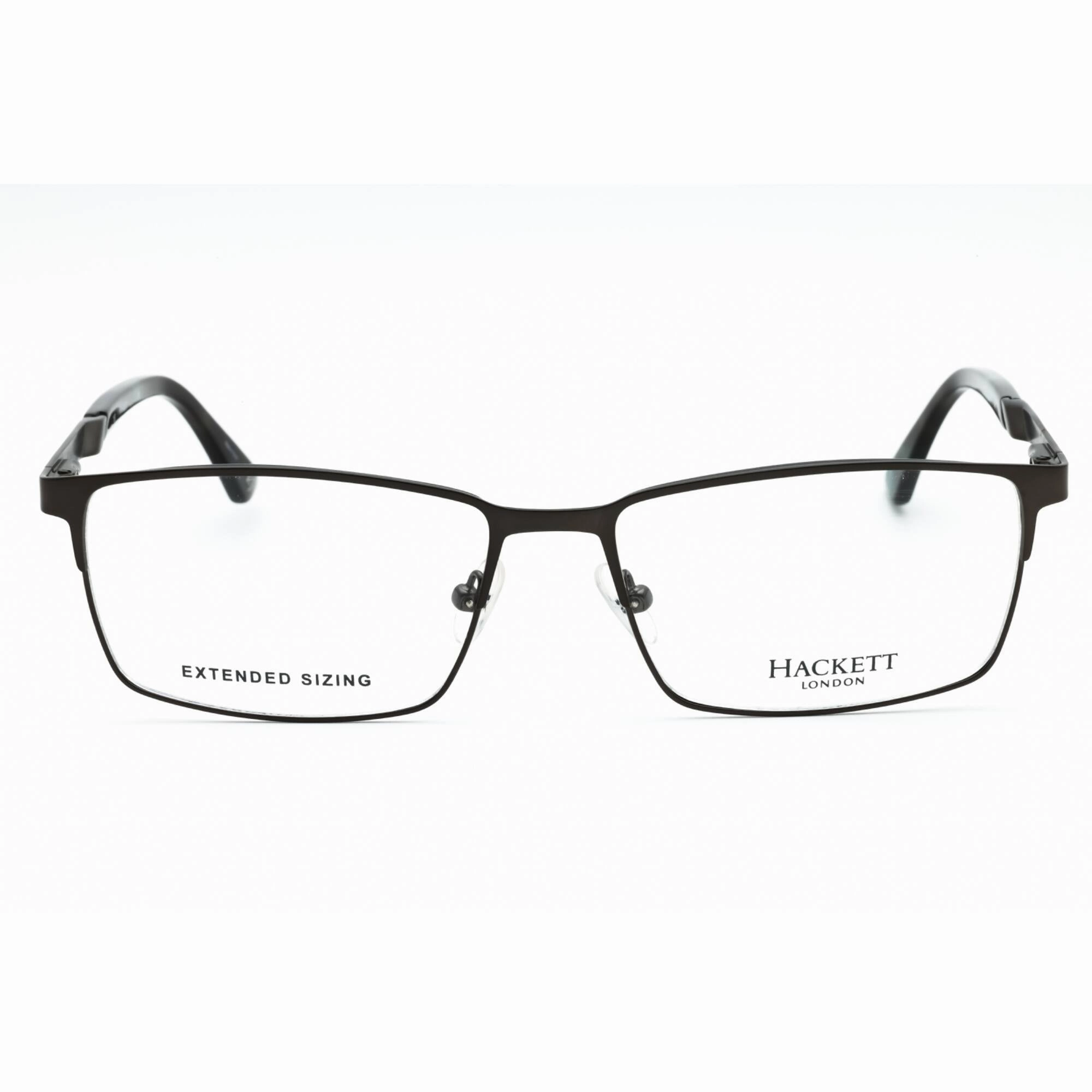 Hackett Men's Eyeglasses - Satin Gunmetal Full Rim Rectangular Frame | HEK1269 907