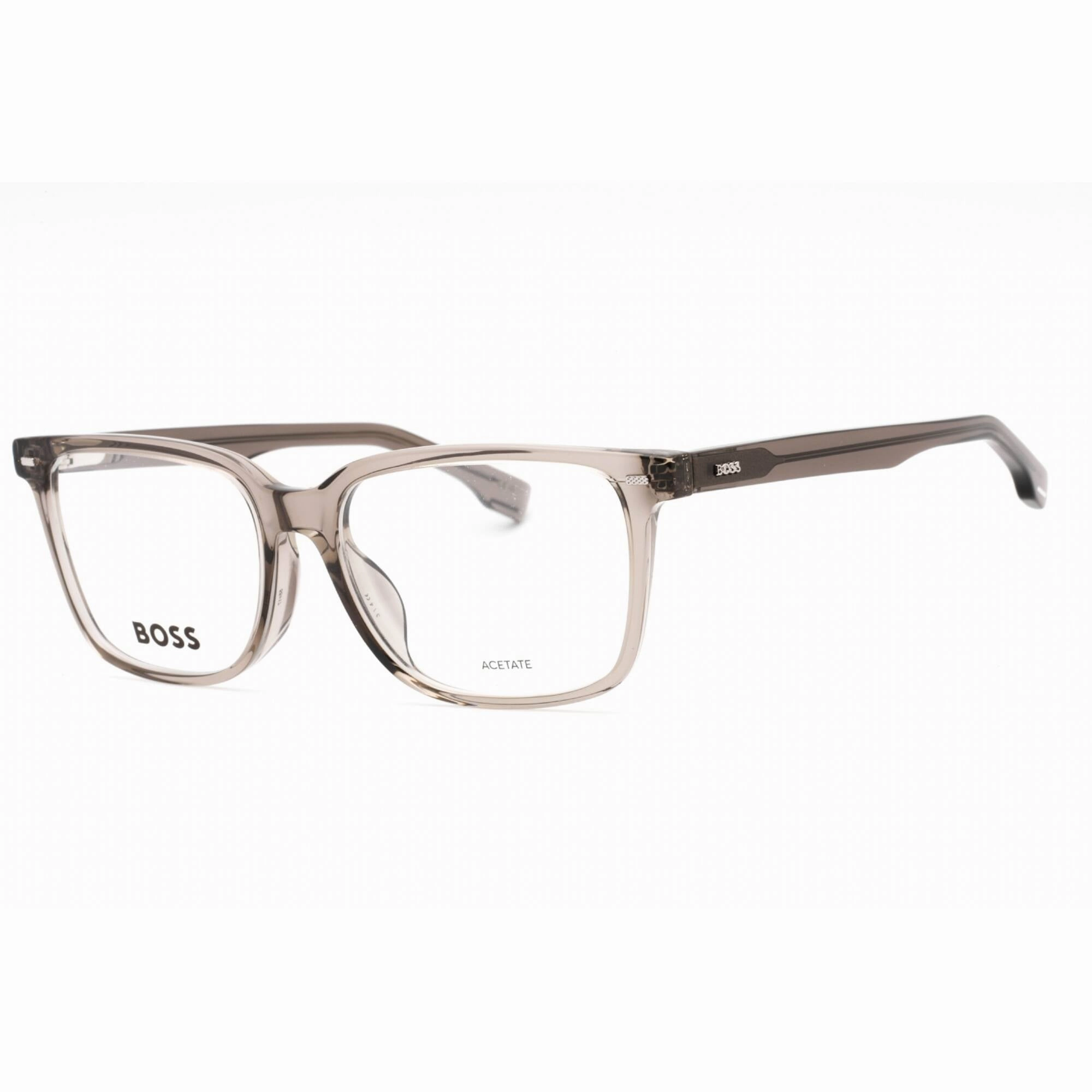 Hugo Boss Men's Eyeglasses - Brown Plastic Rectangular Frame | BOSS 1480/F 009Q 00