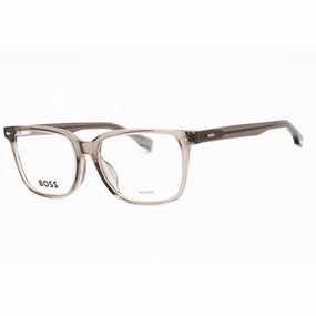 Hugo Boss Men's Eyeglasses - Brown Plastic Rectangular Frame | BOSS 1480/F 009Q 00