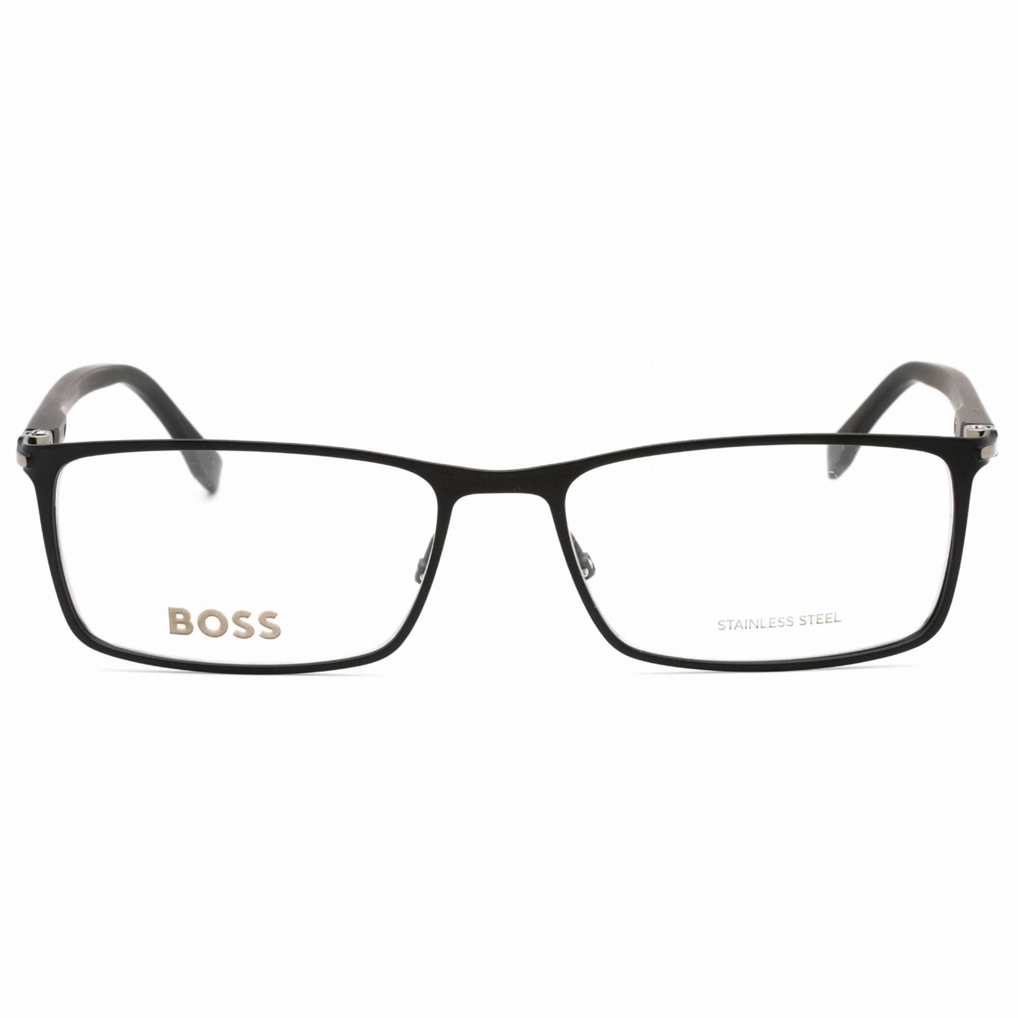 Hugo Boss Men's Eyeglasses - Matte Black Metal Full Rim Frame | BOSS 1006/IT 0003 00
