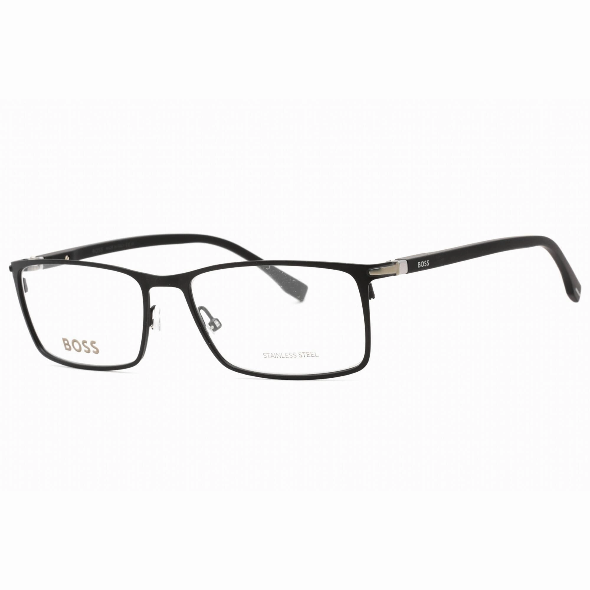 Hugo Boss Men's Eyeglasses - Matte Black Metal Full Rim Frame | BOSS 1006/IT 0003 00
