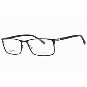 Hugo Boss Men's Eyeglasses - Matte Black Metal Full Rim Frame | BOSS 1006/IT 0003 00