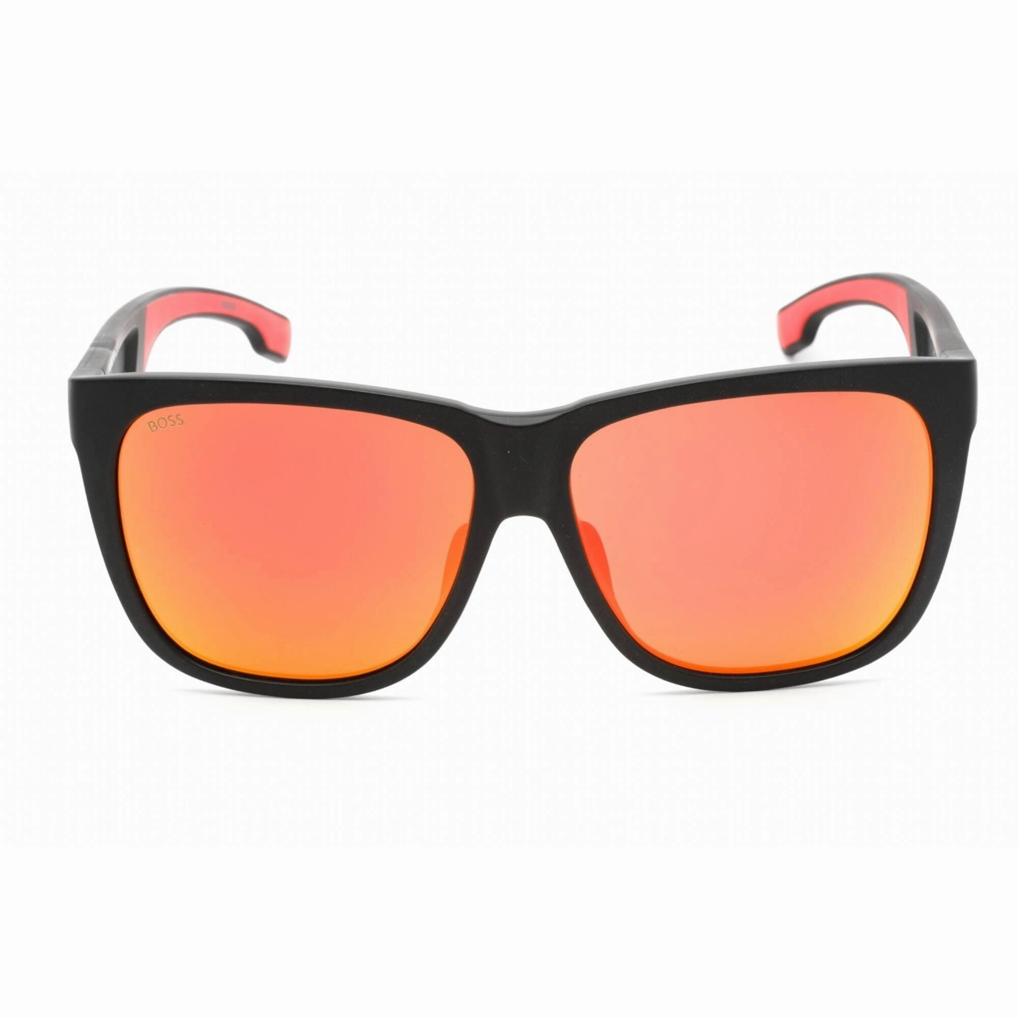 Hugo Boss Men's Sunglasses - Black Yellow Plastic Rectangular | BOSS 1453/F/S 0PGC