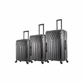 Inusa Vasty 3-Pc. Hardside Lightweight Spinner Luggage Set - BLACK ONE SIZE
