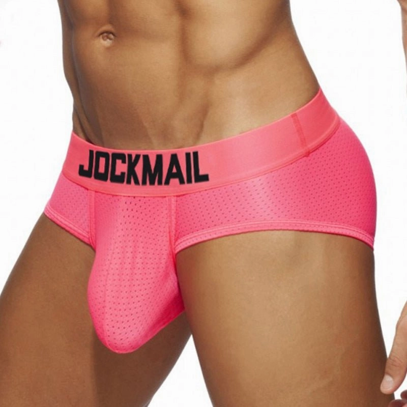 Jockmail Neon Mesh Briefs