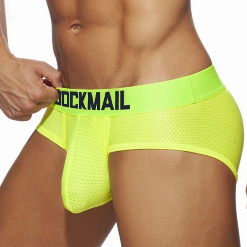 Jockmail Neon Mesh Briefs