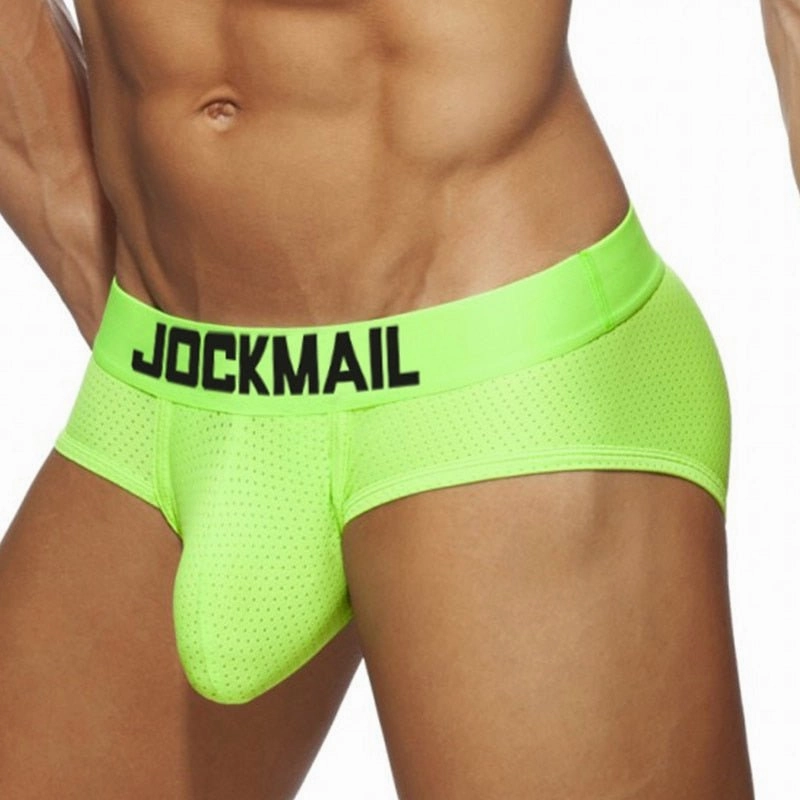 Jockmail Neon Mesh Briefs