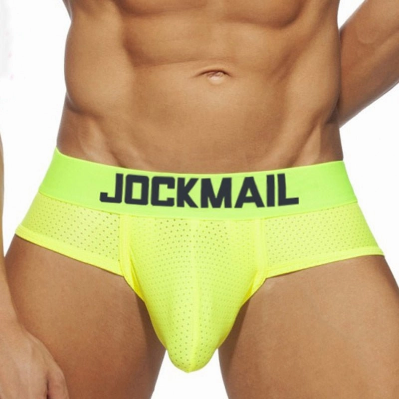 Jockmail Neon Mesh Briefs