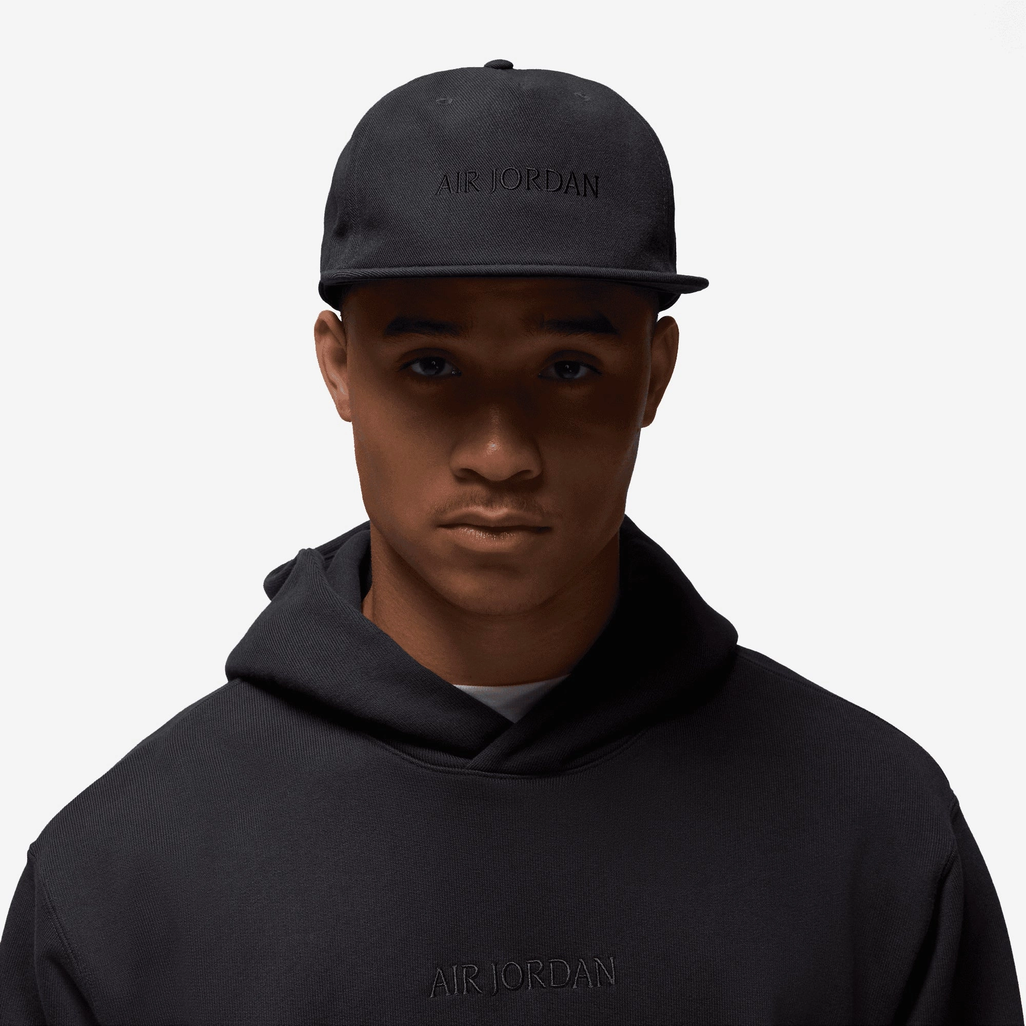 JORDAN | AIRJORDAN PRO UNSTRUCTURED FLAT BILL HAT { OFF NOIR/OFF NOIR