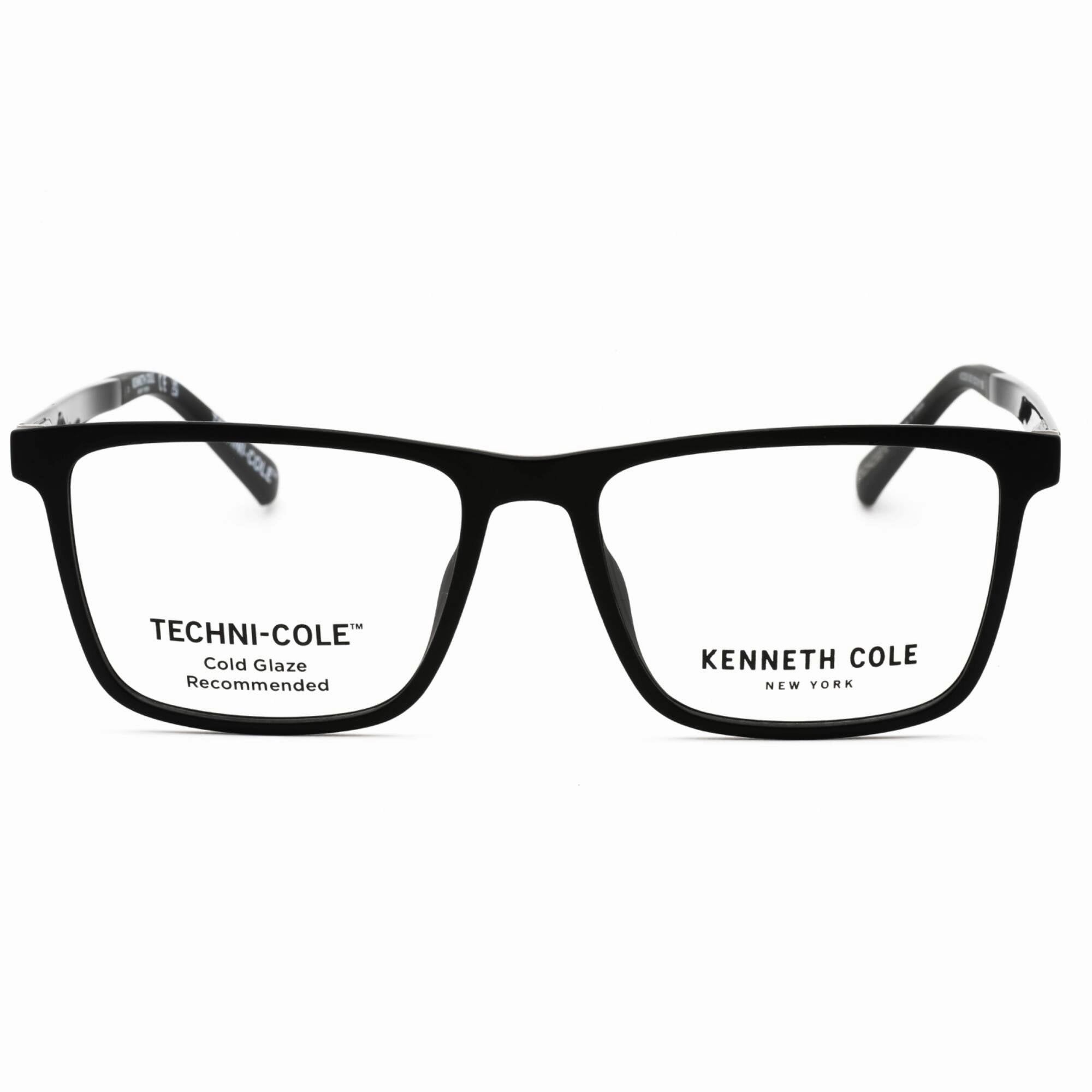 Kenneth Cole New York Men's Eyeglasses - Matte Black Rectangular Frame | KC0339 002
