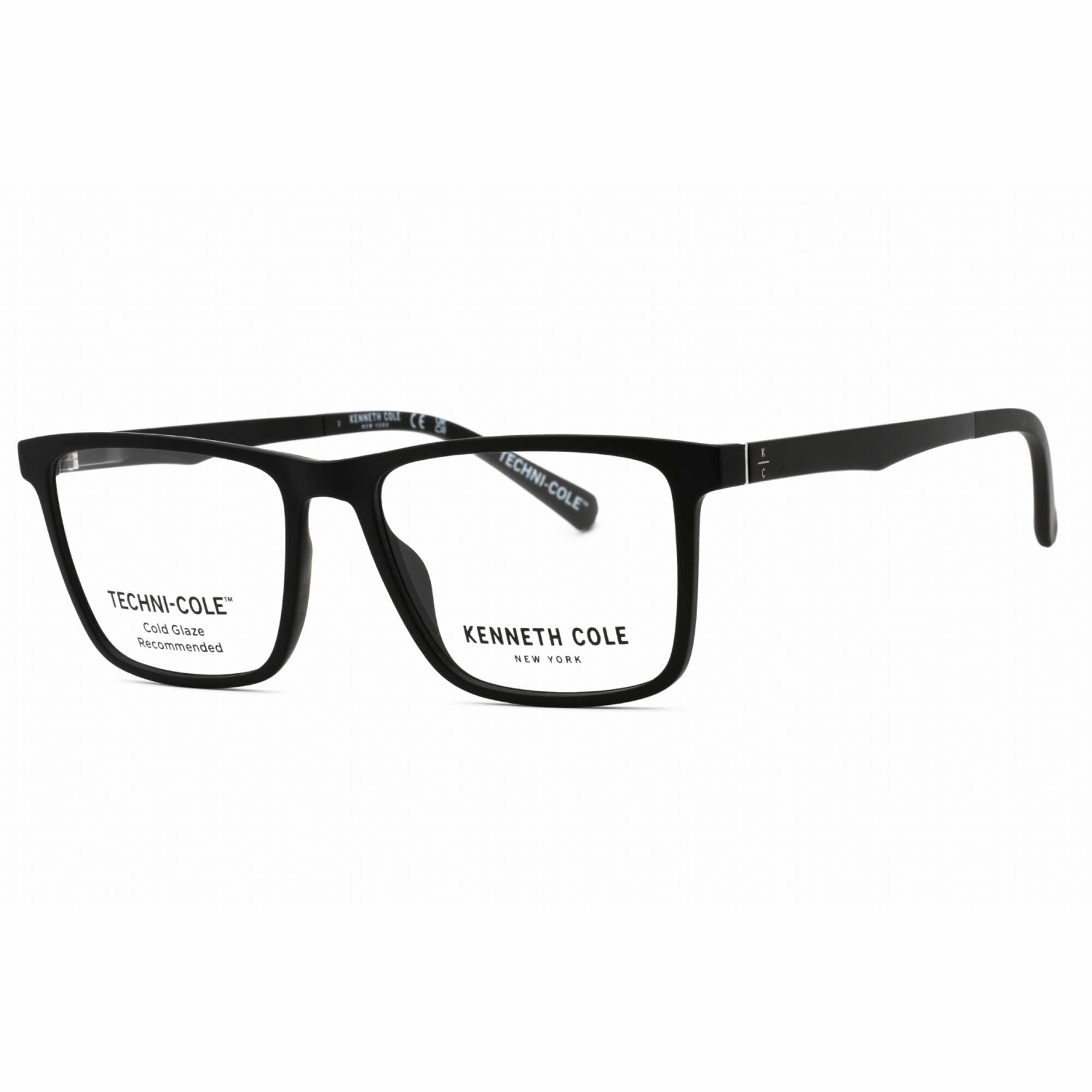 Kenneth Cole New York Men's Eyeglasses - Matte Black Rectangular Frame | KC0339 002