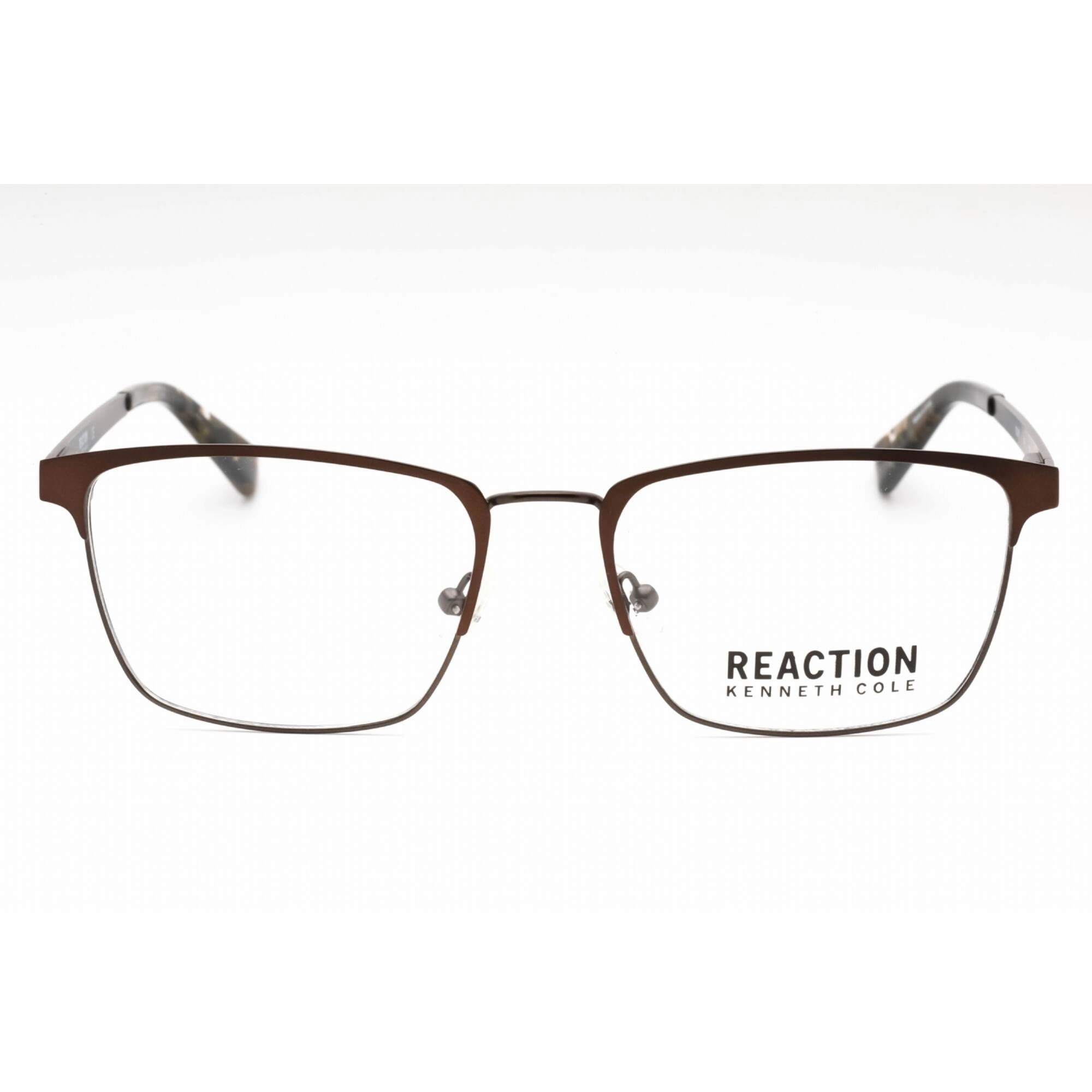 Kenneth Cole Reaction Men's Eyeglasses - Matte Dark Brown Metal Frame | KC0871 049