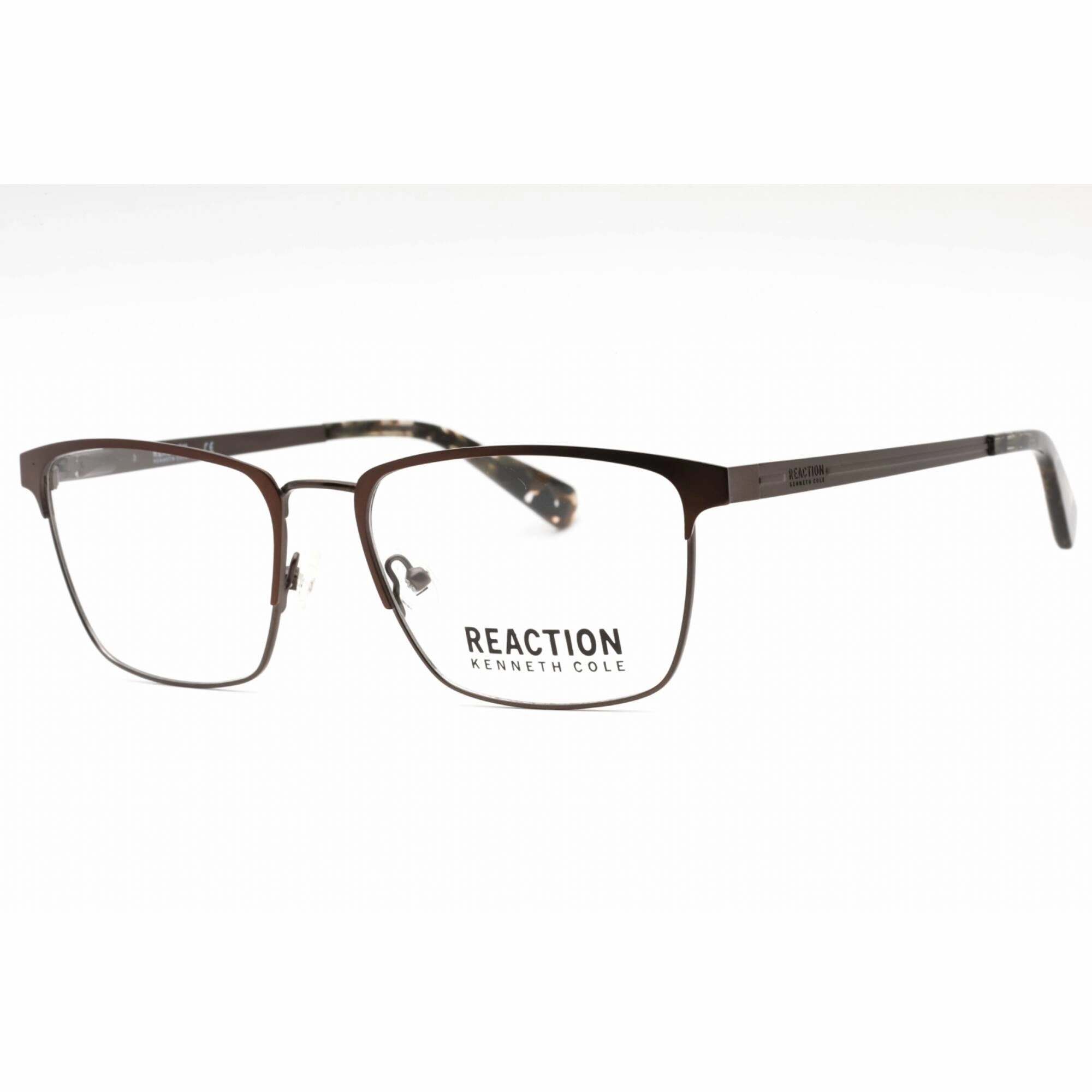 Kenneth Cole Reaction Men's Eyeglasses - Matte Dark Brown Metal Frame | KC0871 049