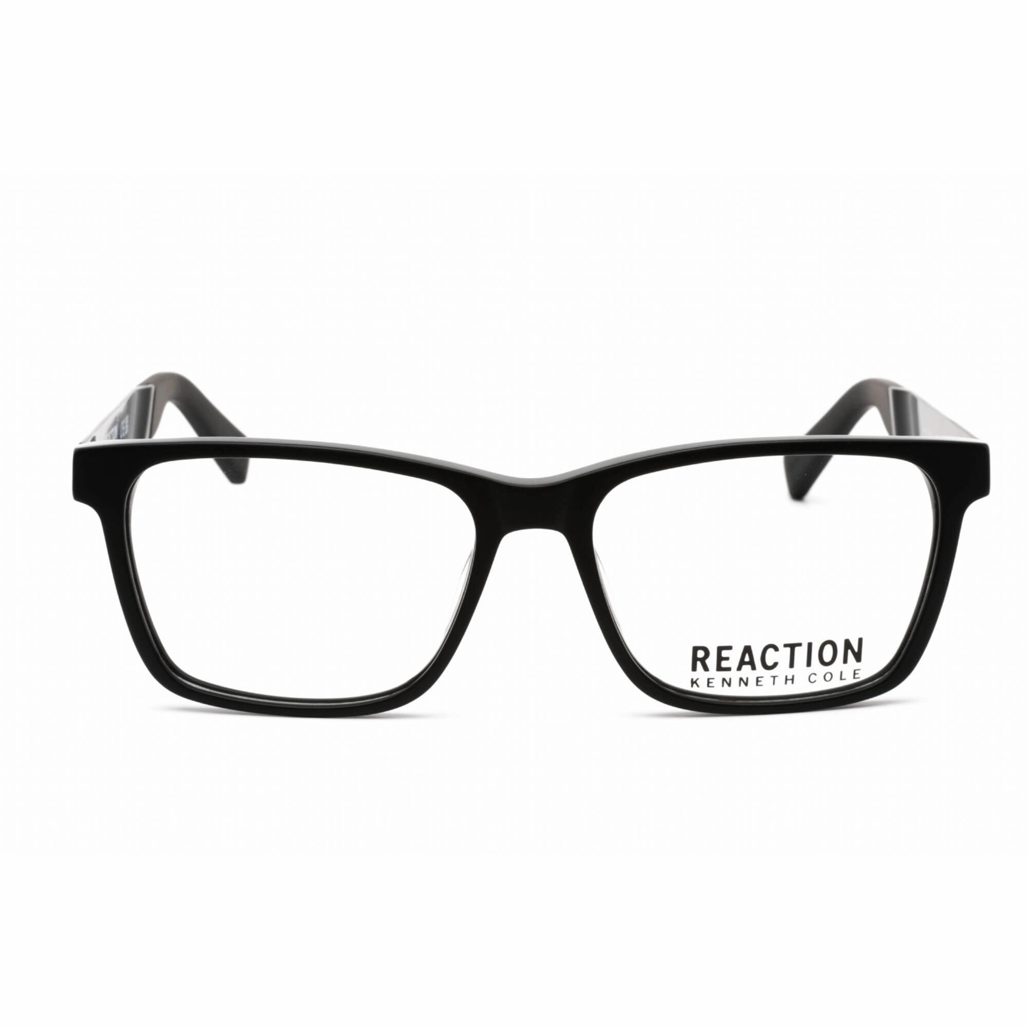 Kenneth Cole Reaction Men's Eyeglasses - Rectangular Matte Black Frame | KC0790 002