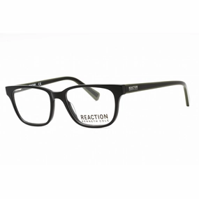 Kenneth Cole Reaction Men's Eyeglasses - Shiny Black Rectangular Frame | KC0809 001