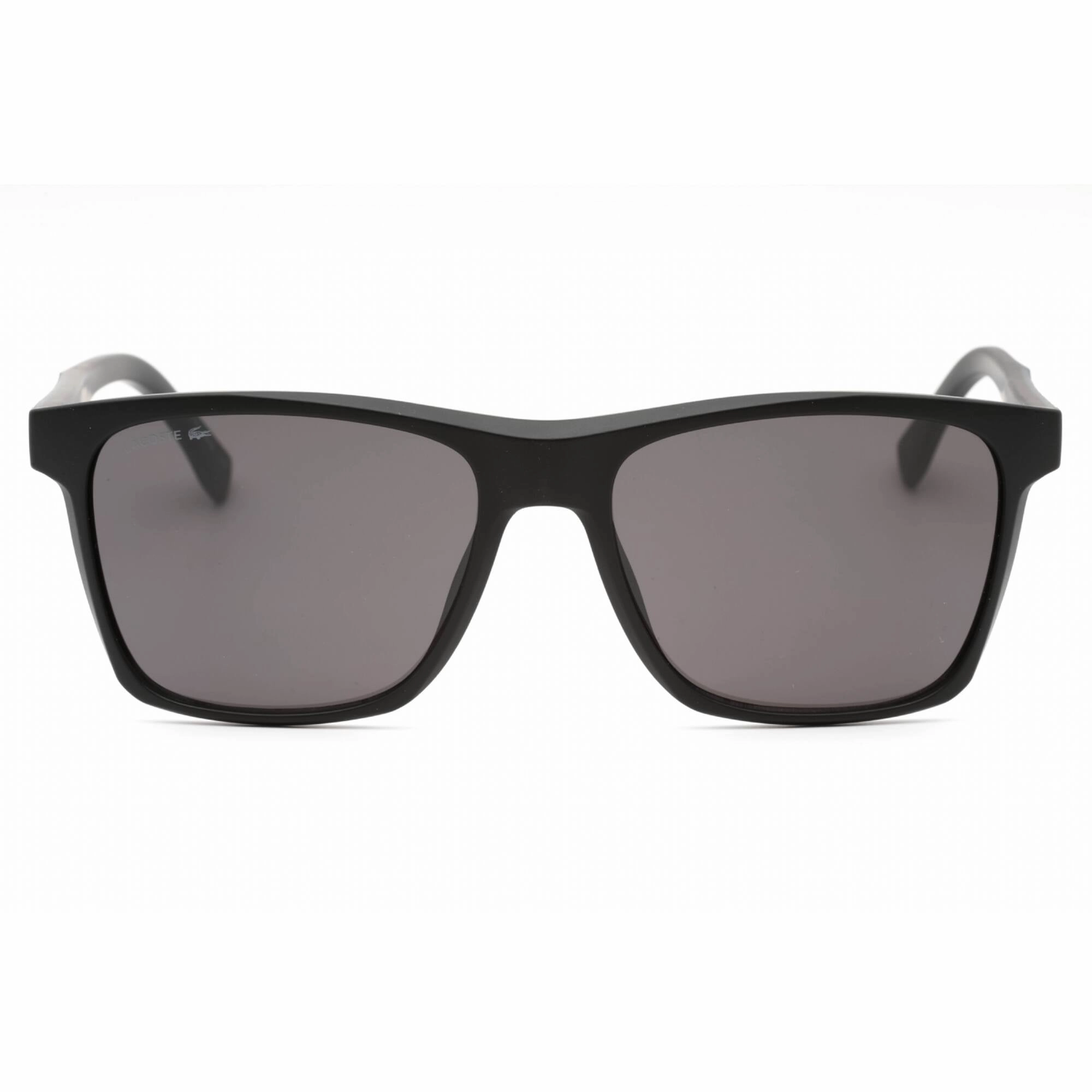 Lacoste Men's Sunglasses - Black Matte Plastic Rectangular Full Rim Frame | L900S 001