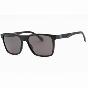 Lacoste Men's Sunglasses - Black Matte Plastic Rectangular Full Rim Frame | L900S 001