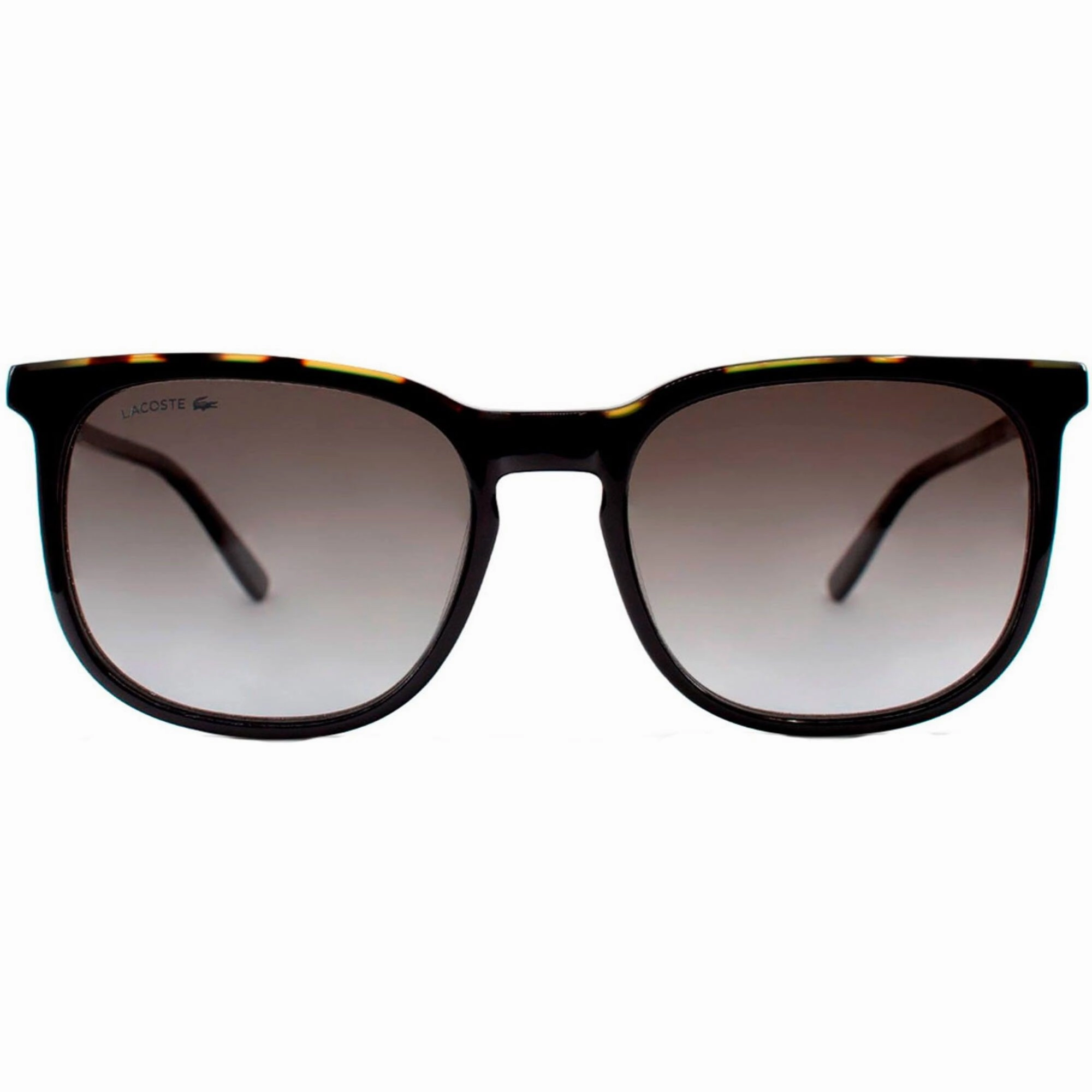 Lacoste Unisex Sunglasses - Black/Havana Acetate Full-Rim Square Frame | L925S 002