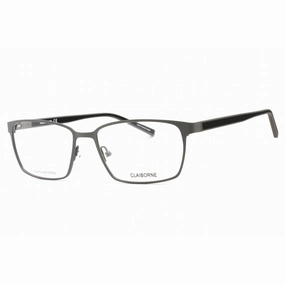Liz Claiborne Men's Eyeglasses - Matte Grey Full Rim Rectangular Frame | CB 272 FRE
