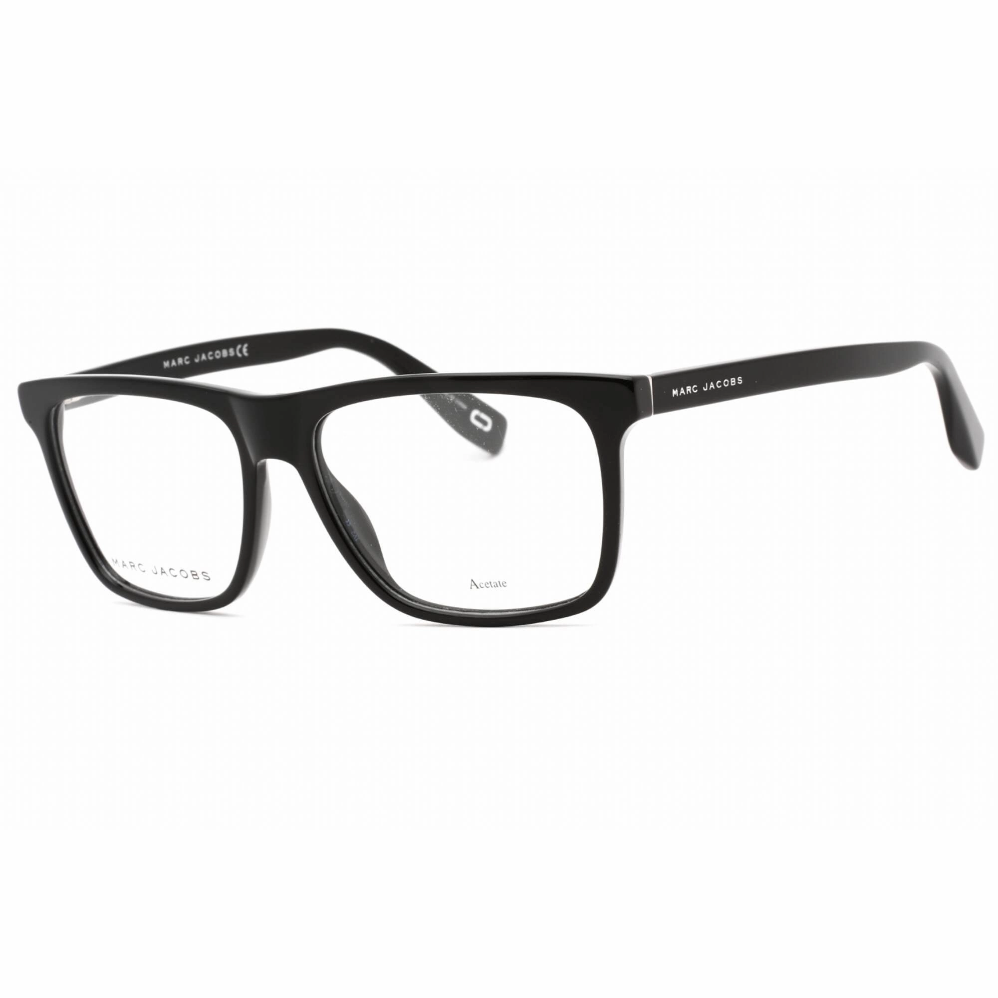 Marc Jacobs Men's Eyeglasses - Black Plastic Full Rim Square Frame | Marc 342 0807 00