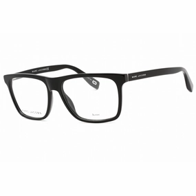 Marc Jacobs Men's Eyeglasses - Black Plastic Full Rim Square Frame | Marc 342 0807 00