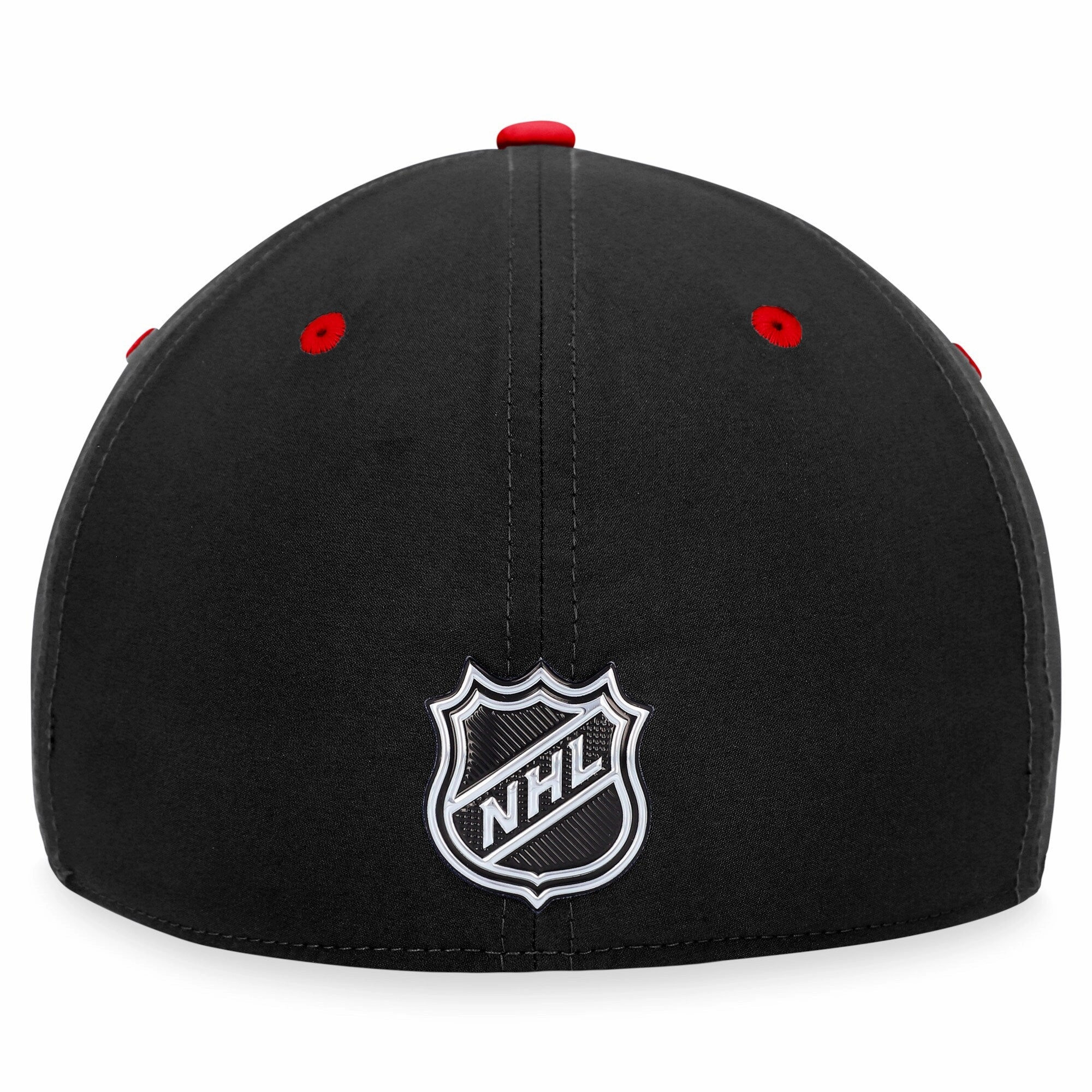 Men's Chicago Blackhawks Fanatics Branded Black NHL Authentic Pro Draft Flex Hat