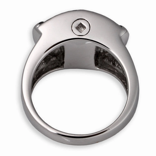 Men's Cross Cremation Ring Memorial Jewelry for Cremated Remains