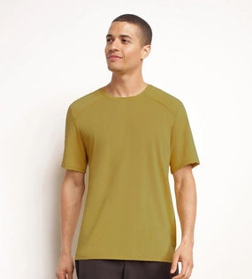 Men's sports T-shirt in breathable Olive Dim Move fabric