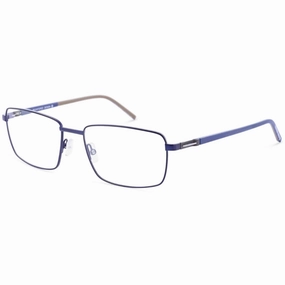 Morel Men's Eyeglasses - Blue Metal Full Rim Square Frame Demo Lens | 30214L NG09