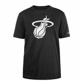New Era HEAT Culture Logo Heather Black Tee