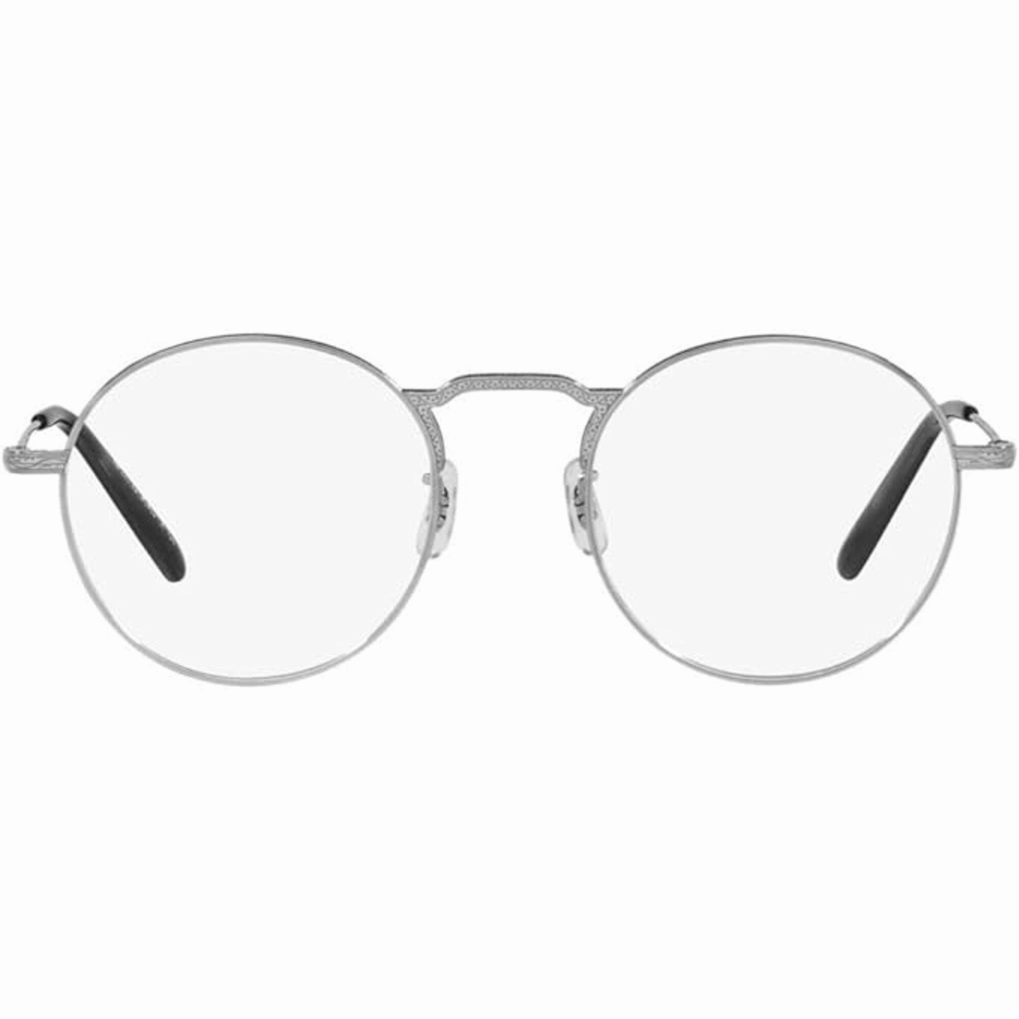 Oliver Peoples Men's Eyeglasses - Silver Metal Round | OLIVER PEOPLES OV1282T 5036