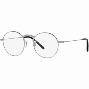 Oliver Peoples Men's Eyeglasses - Silver Metal Round | OLIVER PEOPLES OV1282T 5036
