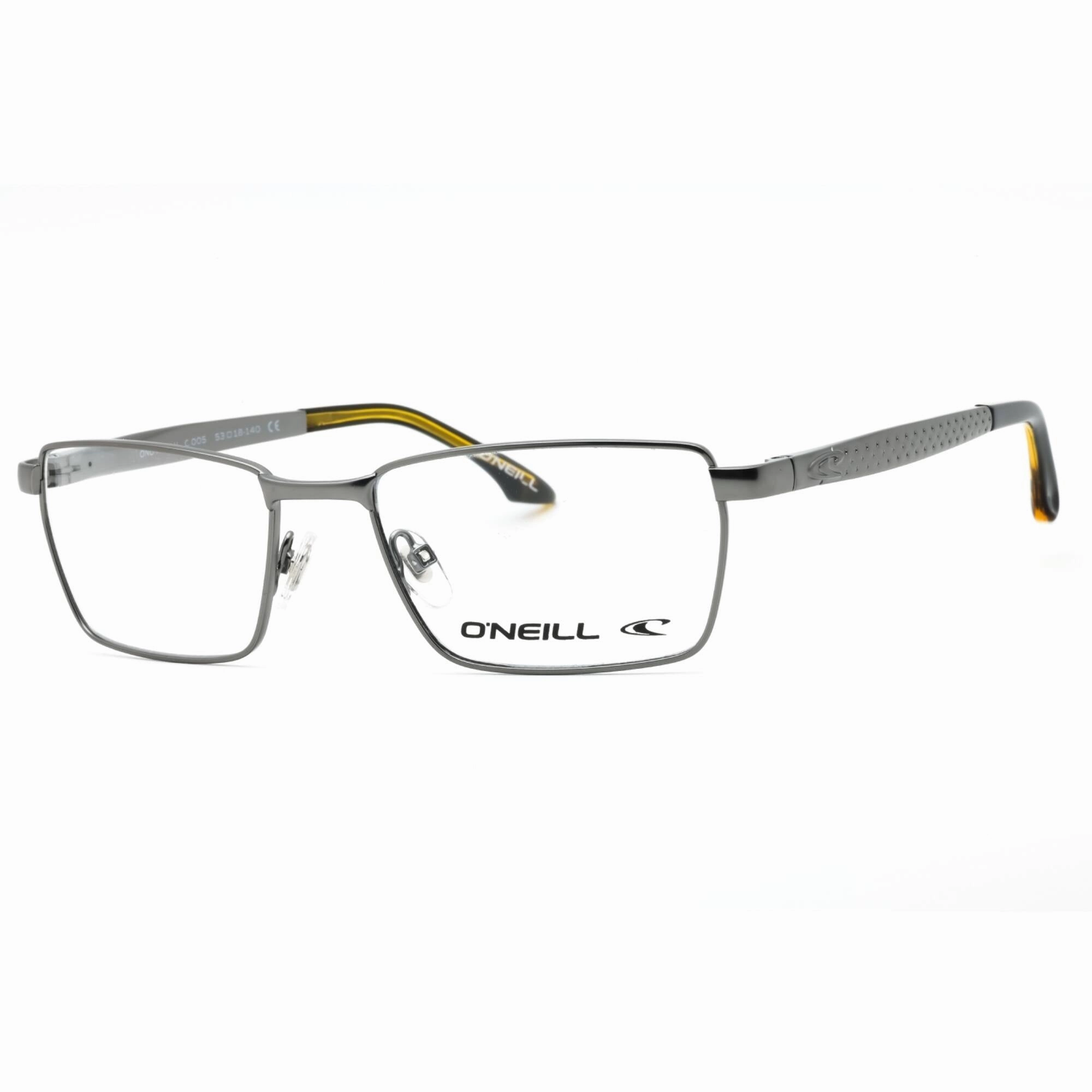 ONeill Men's Eyeglasses - Matte Gunmetal Metal Rectangular Shape Frame | ONO-ARNAV 005