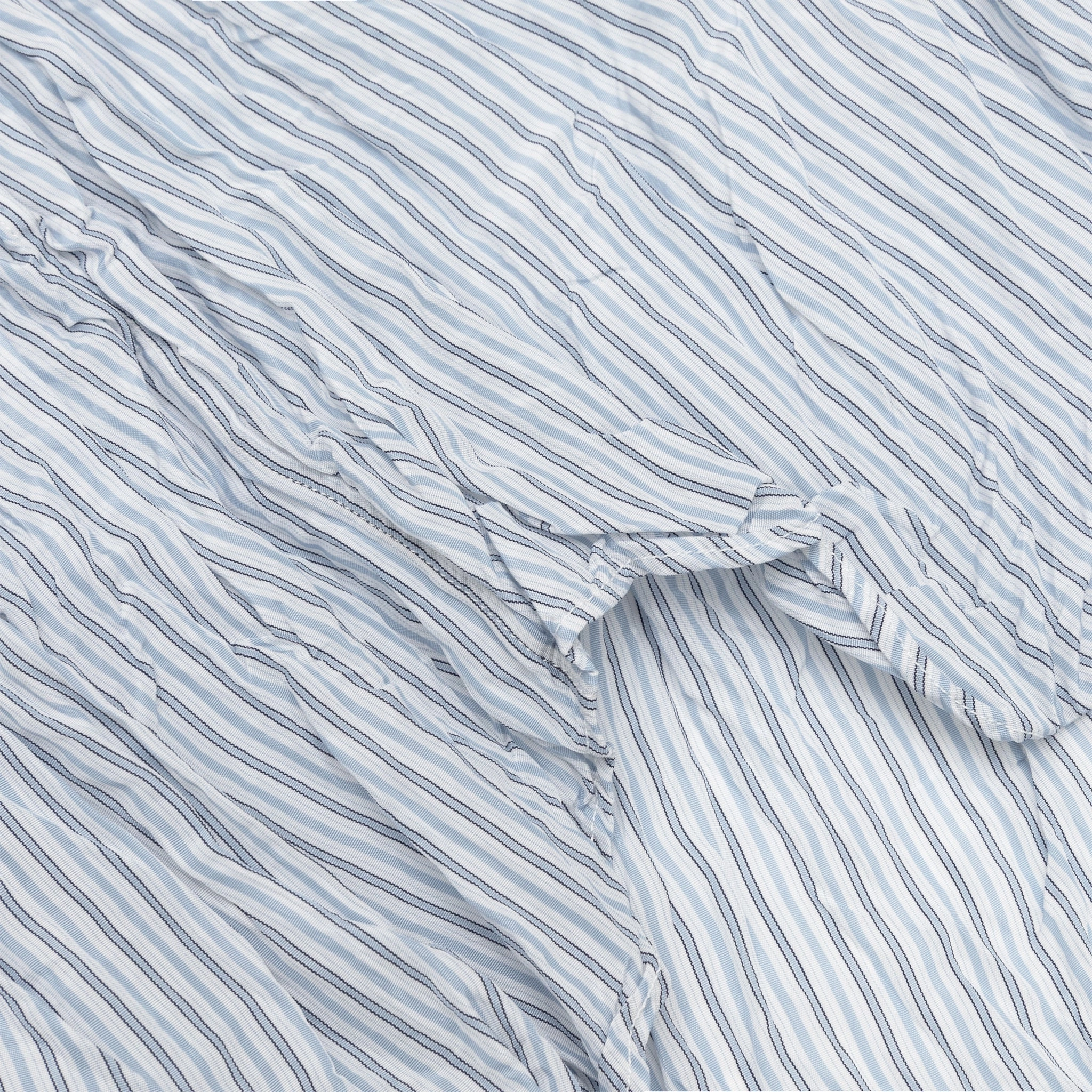 PALE BLUE STRIPED S/S SHIRT