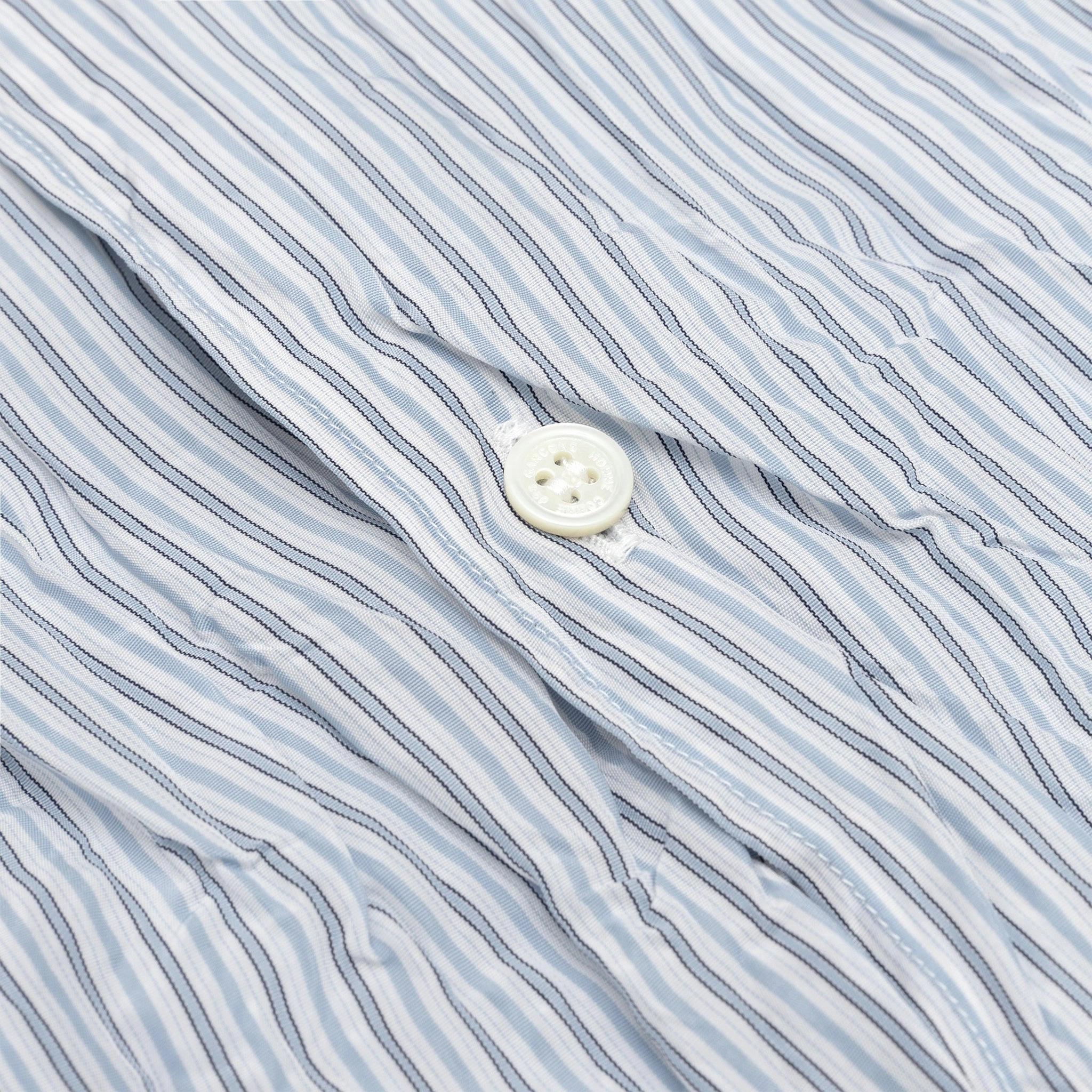 PALE BLUE STRIPED S/S SHIRT