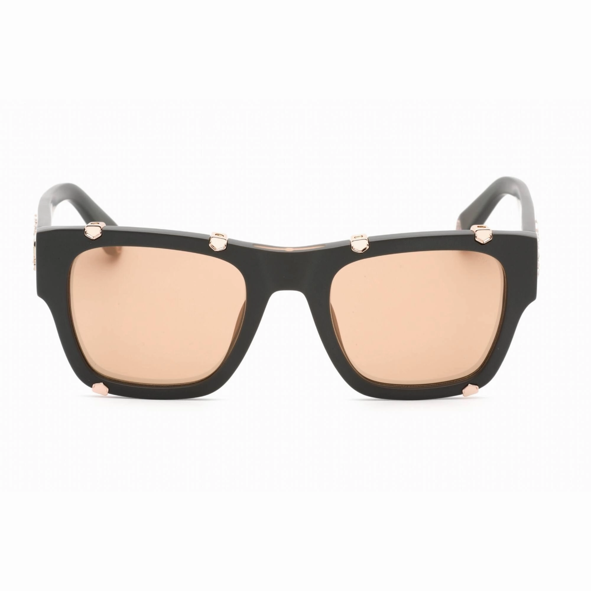Philipp Plein Men's Sunglasses - Full Rim Matte Grey Plastic Square | SPP042W L46G